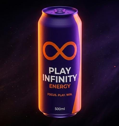 Lata de bebida energética Play Infinity Energy